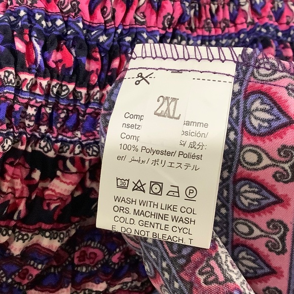 NWT Gorgeous Strapless Maxi Dress 1X/2x - Picture 3 of 5